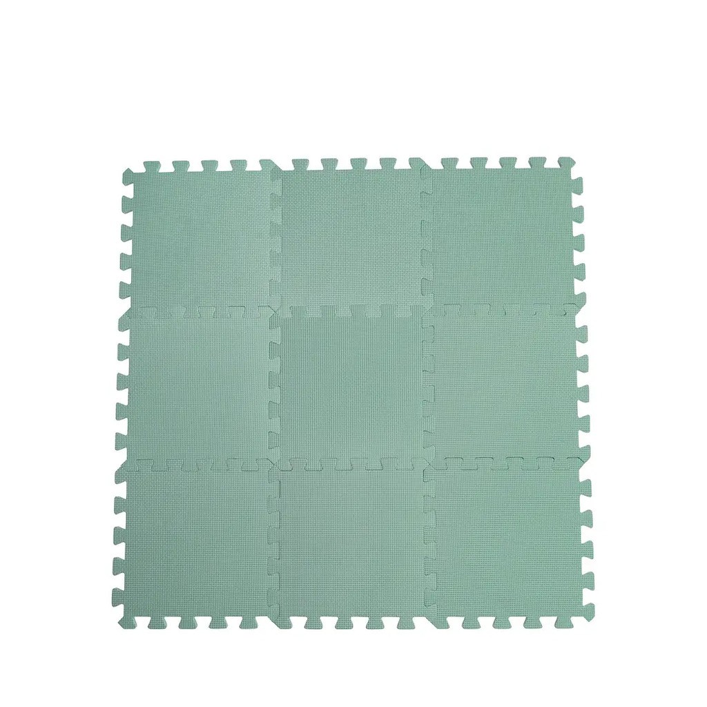 Skumlegegulv Bekids, Støvet Grøn 9 stk