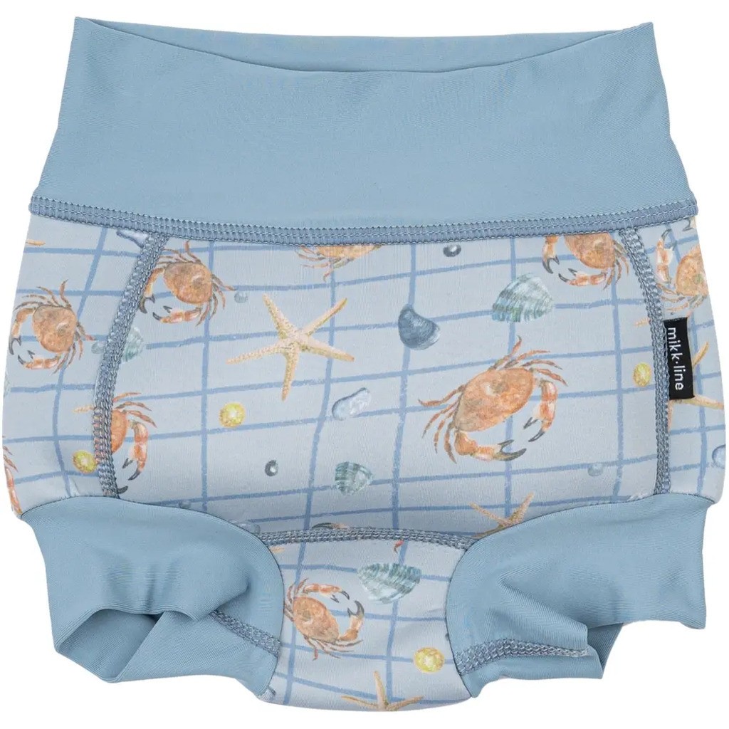 Baby badebuks Recycled - Faded denim - 3-4 ÅR