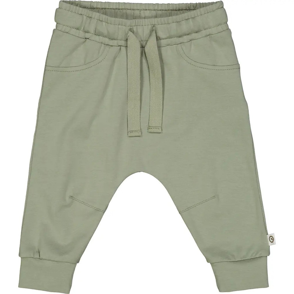 Cozy me bow bukser - Poetry green - 74