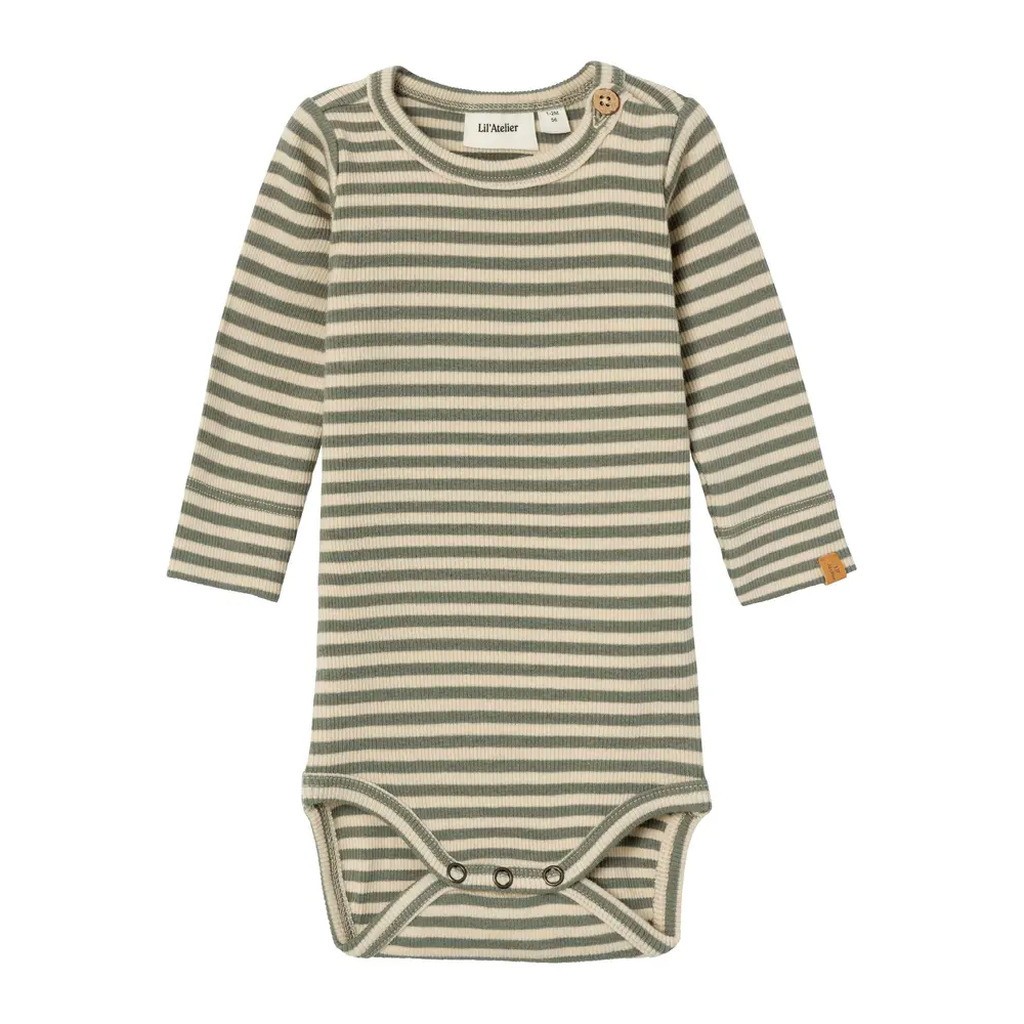 Gago langærmet slim body - Fog - 62