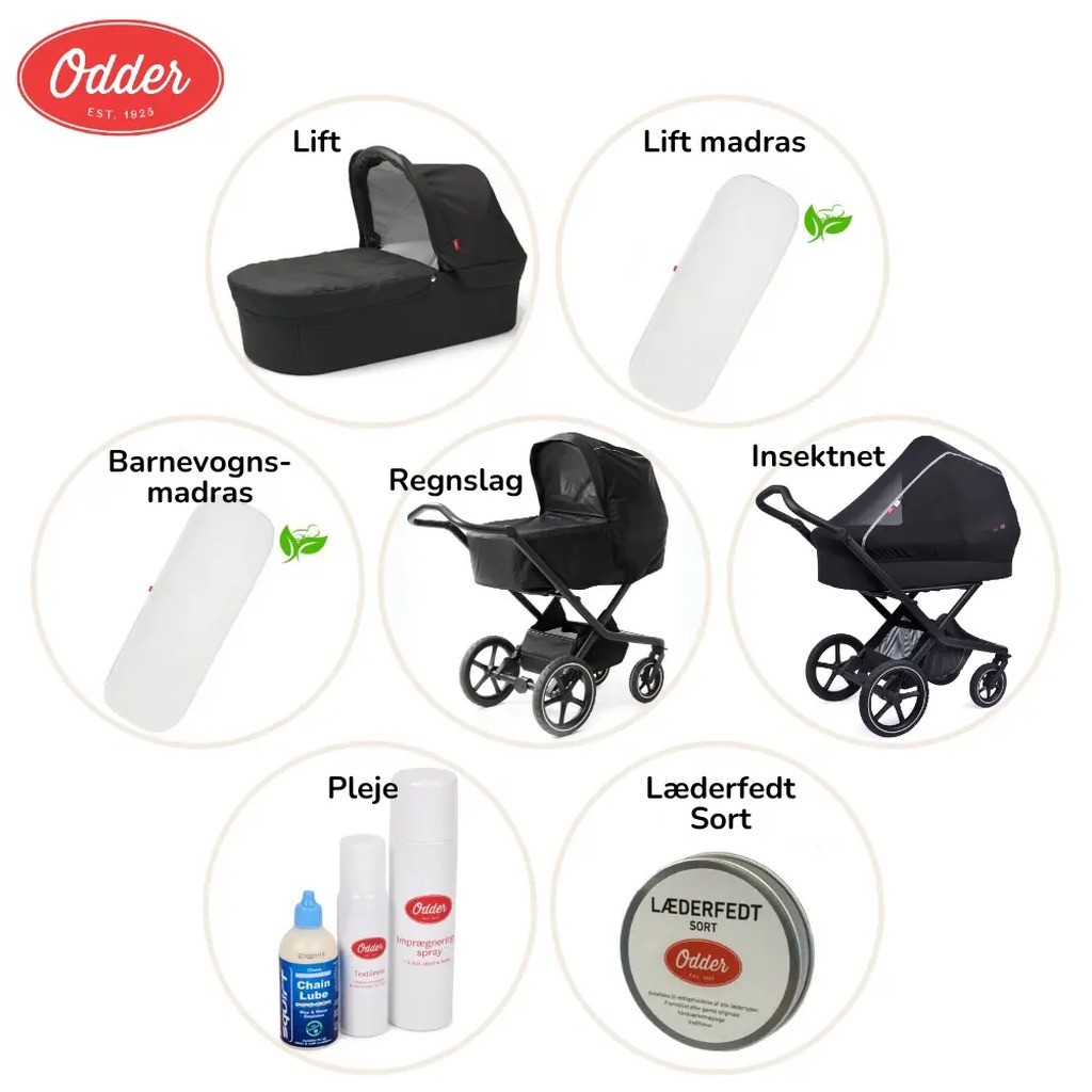Odder Musthaves + Lift (sort) pakke