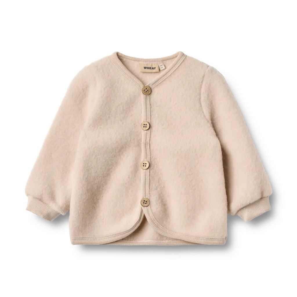 Kari Uld Fleece Cardigan - Pale lilac - 9 MDR.