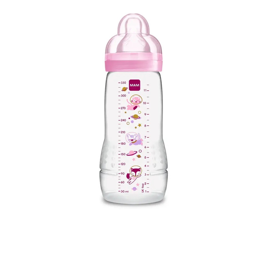 MAM Easy Active Baby Bottle 330ml - Pink