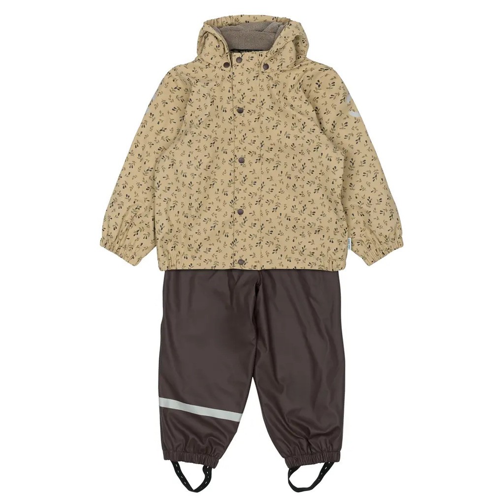 Regnsæt m. Fleece - Cornstalk - 5 ÅR