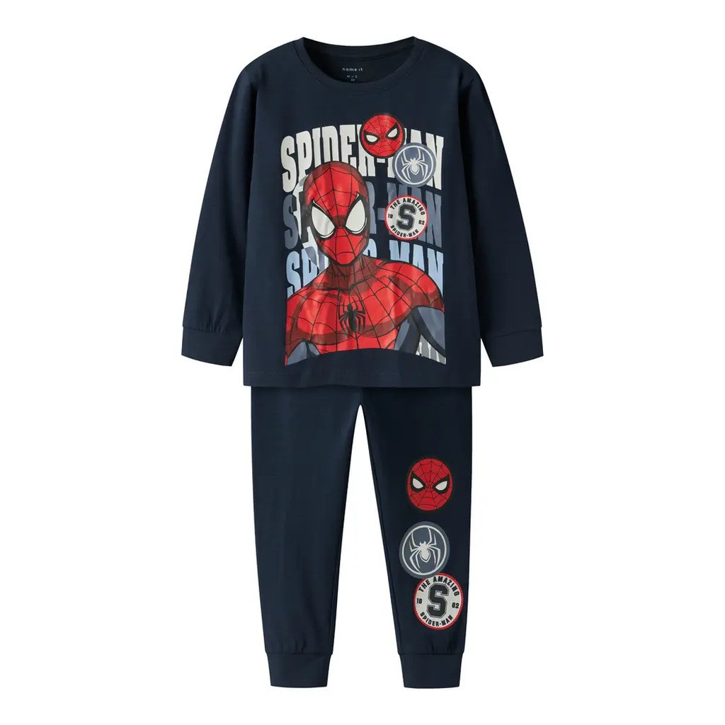 Octi Spiderman Nattøj Sæt - Navy Blazer - 110