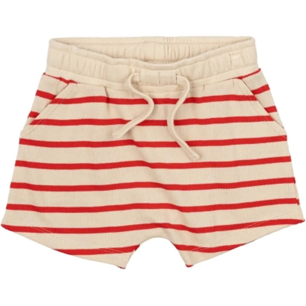 Nat Uni Shorts - Red striped - 110