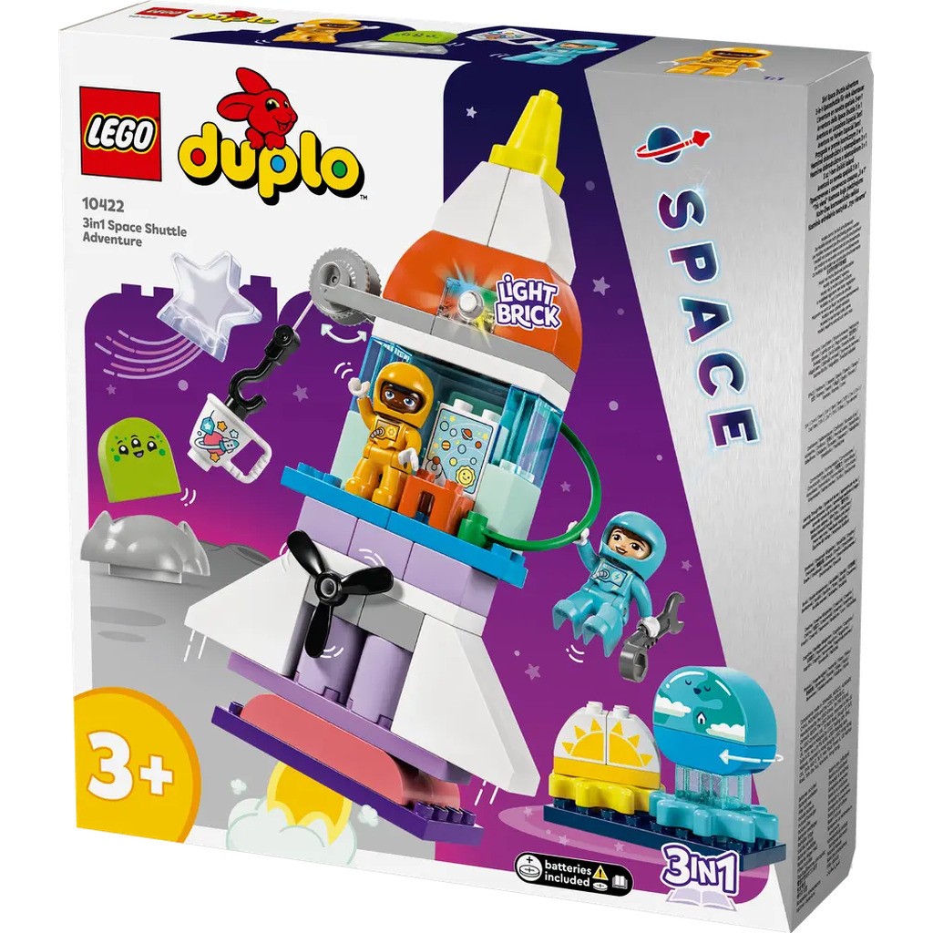 3-i-1-eventyr med rumfærge 10422 LEGOÂ® DUPLOÂ®