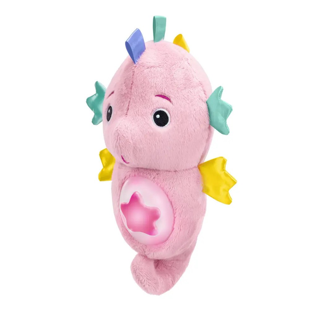 Sea Dreams Seahorse-Beroligende Bamse med Lyd Pink