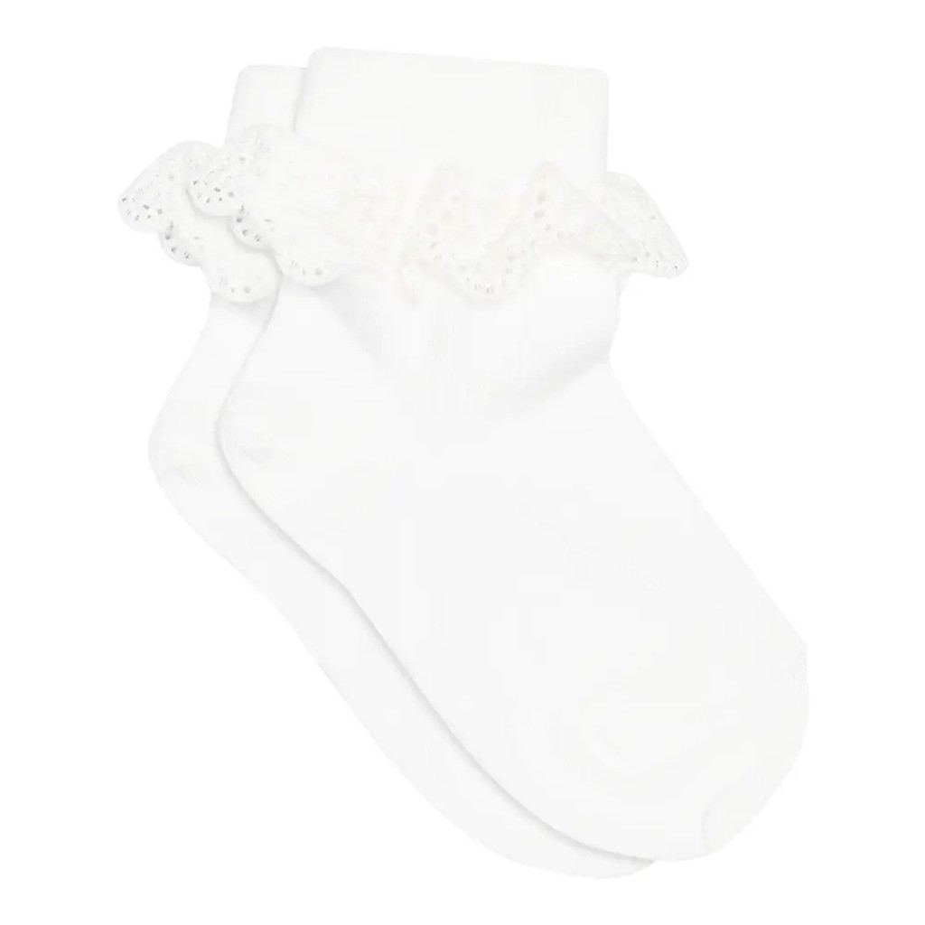 Ankel Strømper M. Blonde - White 01 - 17/18