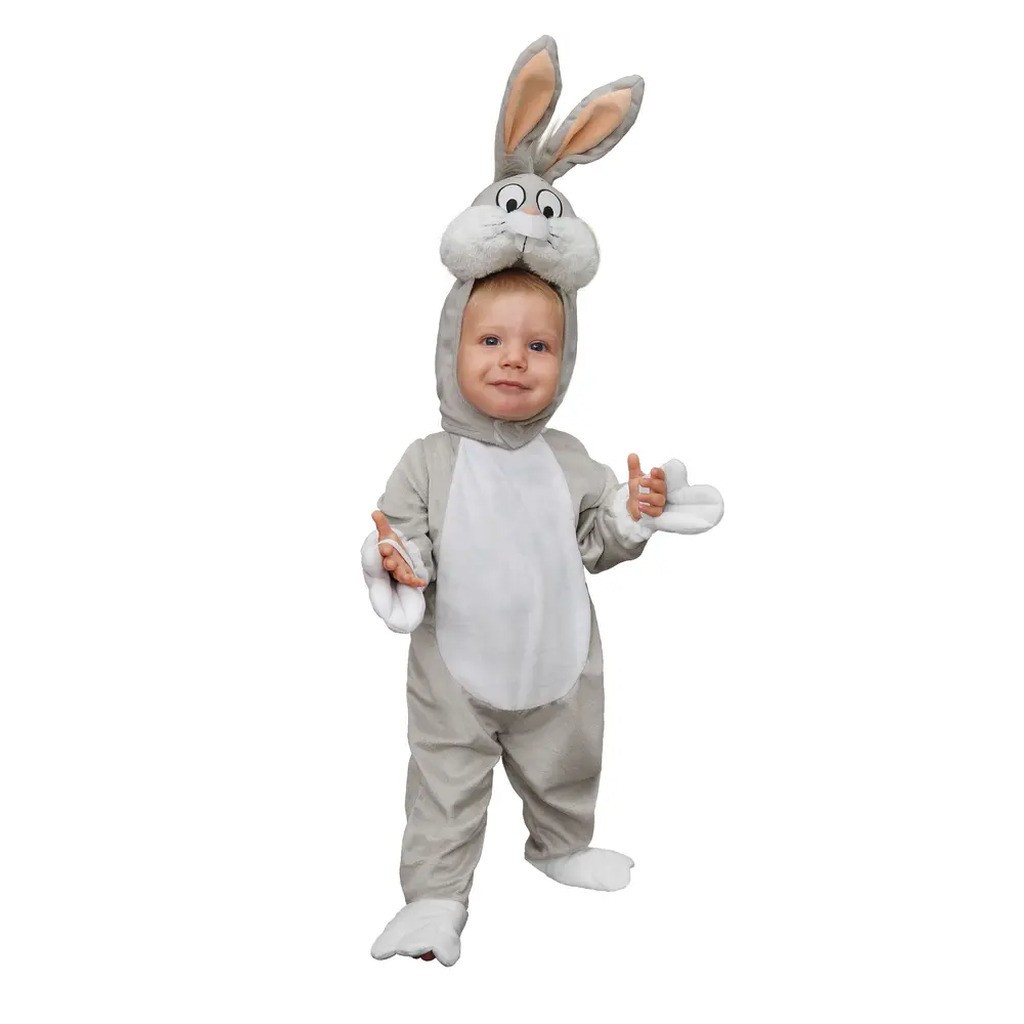 Snurre Snup kostume - GRÅ - 2-3 ÅR