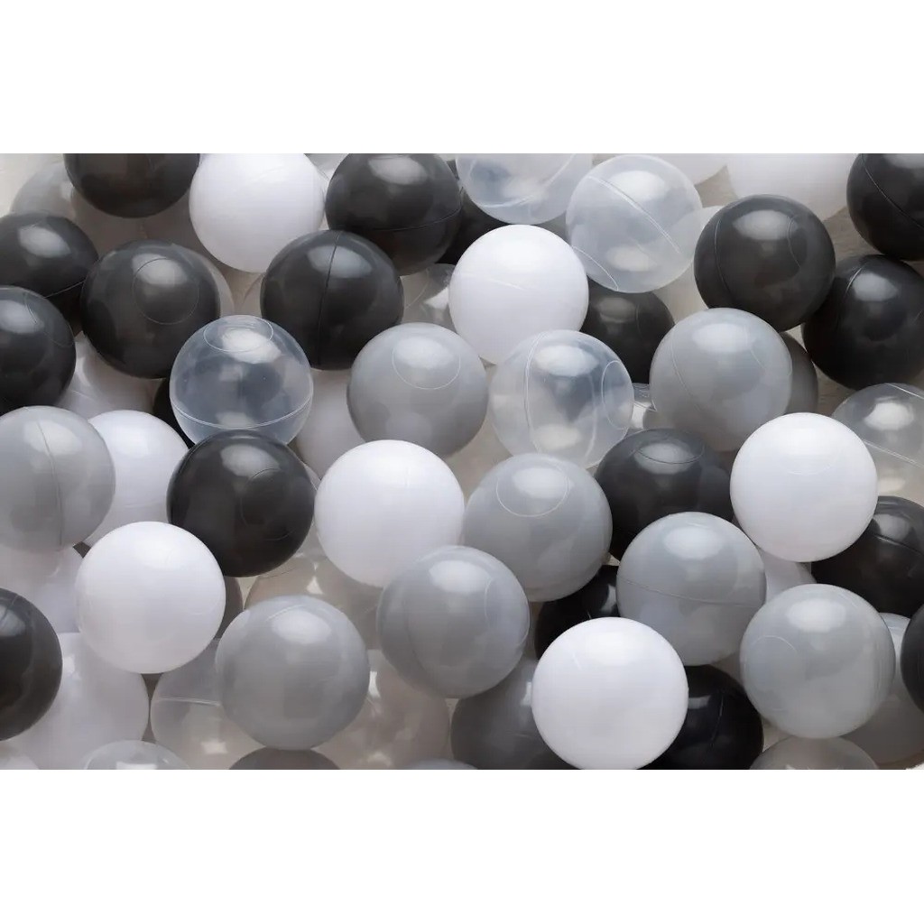 Månestøv/grå mix bold sæt med 100 bolde