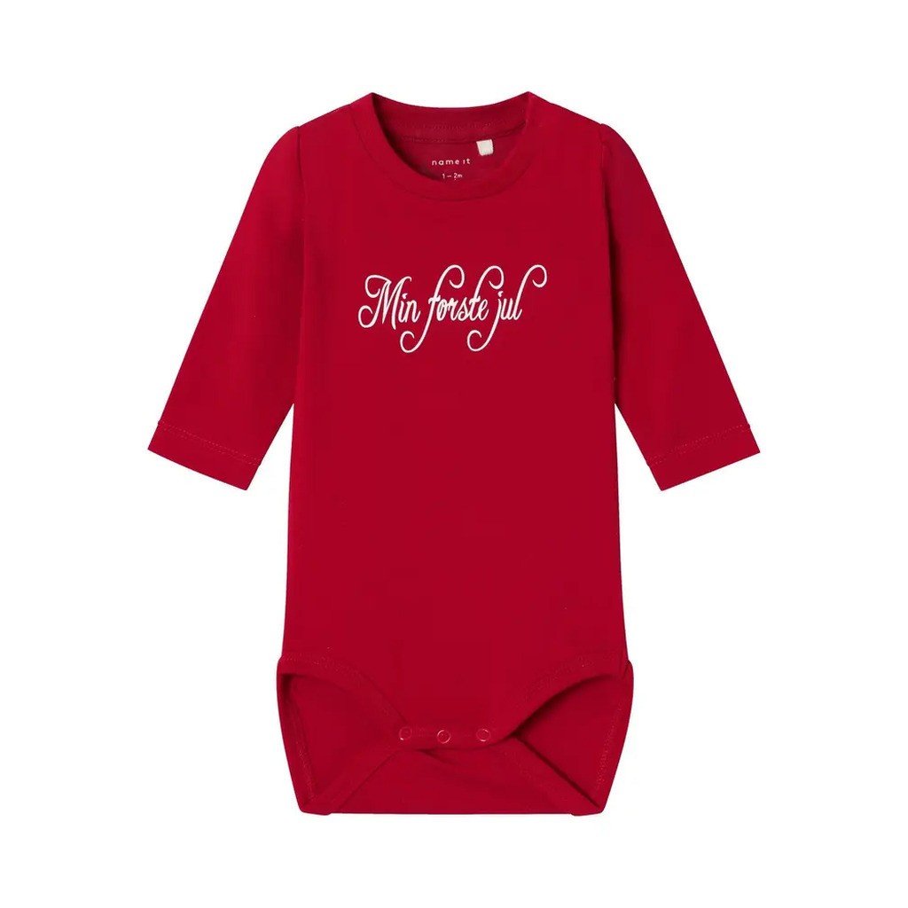 Rajul langærmet body - JESTER RED - 50