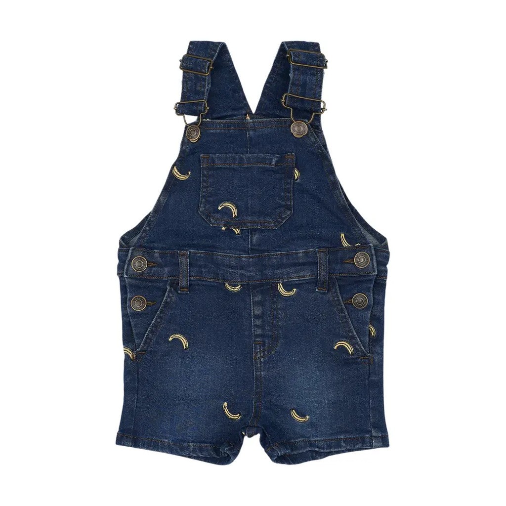Otis Short Denim Dungarees - BLUE DENIM - 104