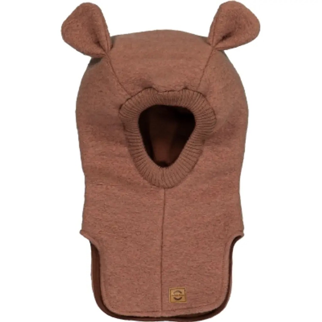 Uld Balaclava w Strik - BURLWOOD - 74/80