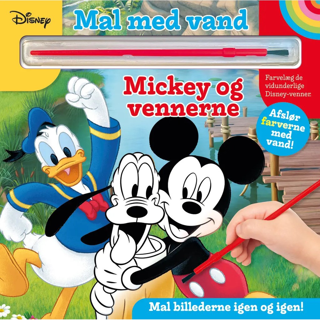 Disney Mickey og venner - Mal med vand