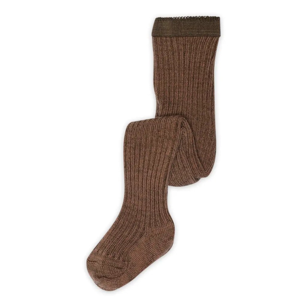 Arien strømpebukser - Brown Melange - 80