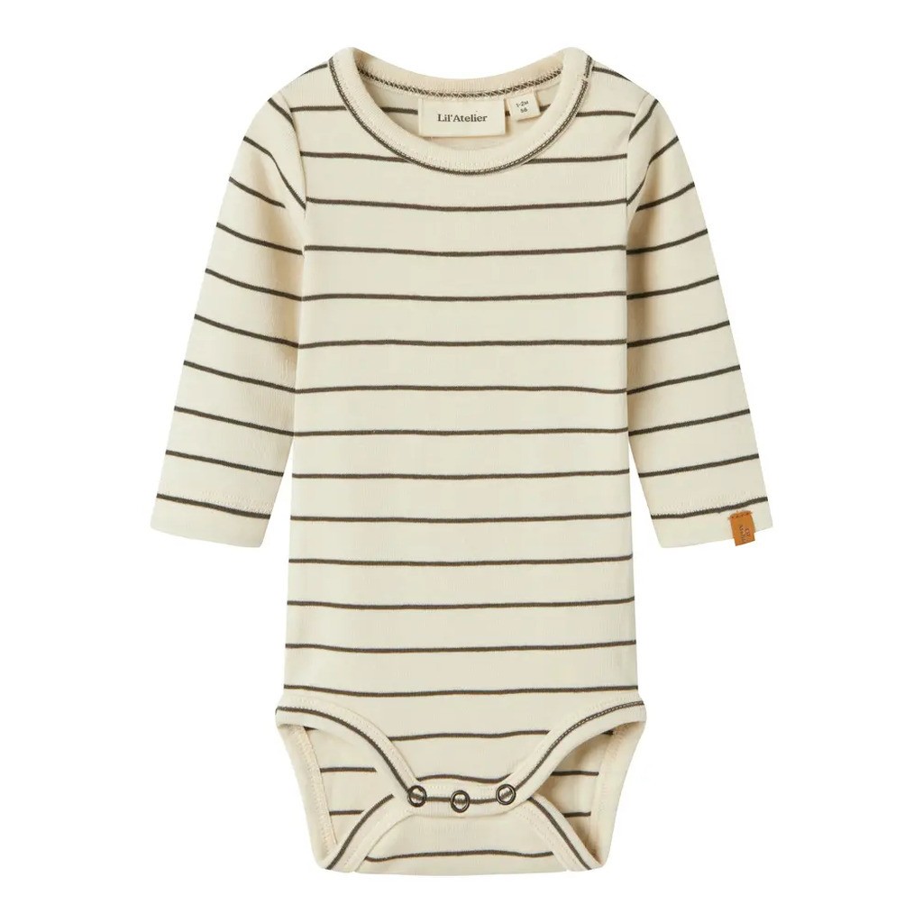 Geo Lim Langærmet Slim Body - TURTLEDOVE - 86