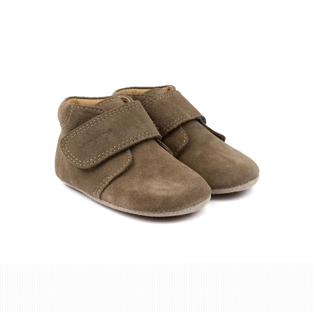 Begynder velcro season - Kakhi suede - 19