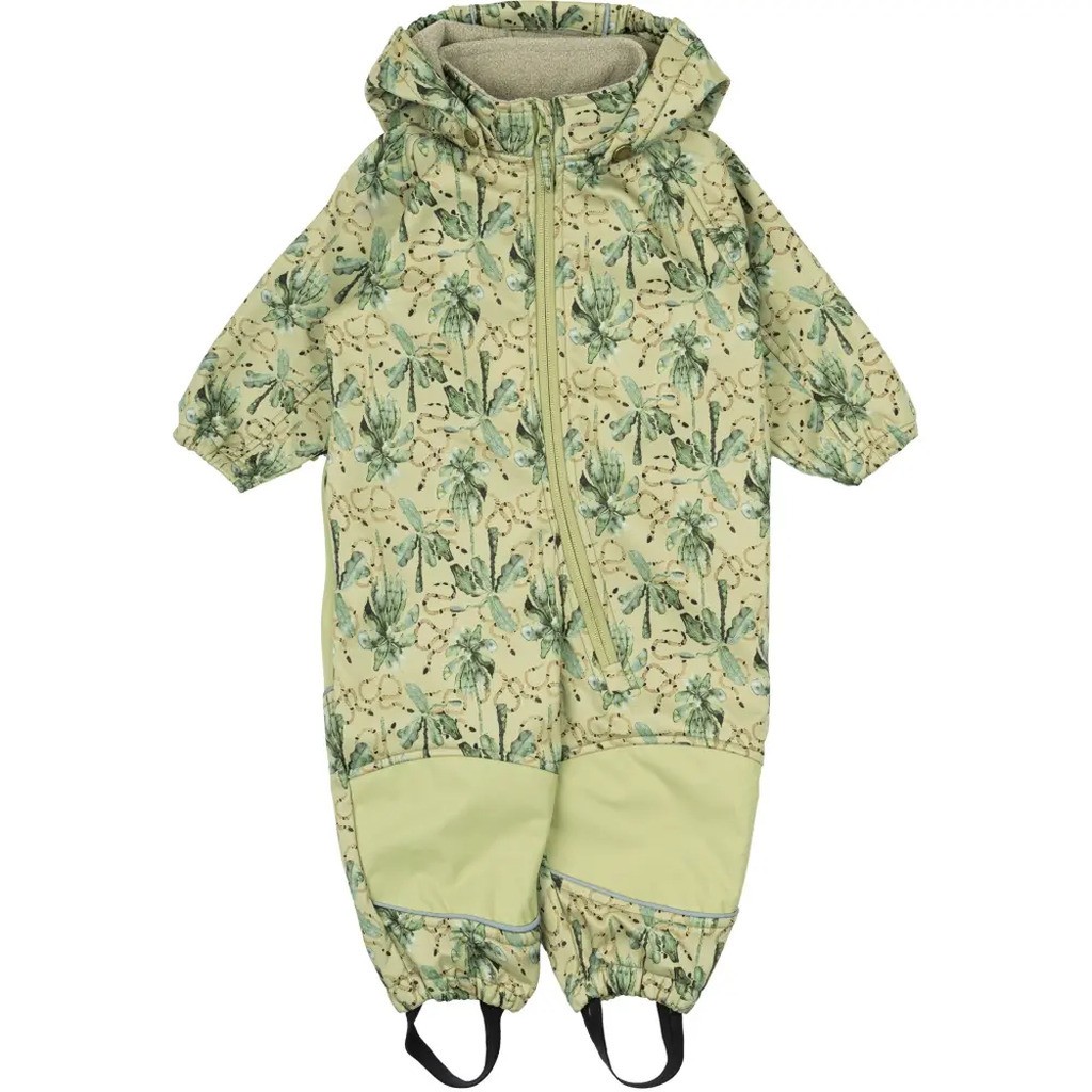 Softshell dragt Recycled Uni AOP - GRAY GREEN - 3 ÅR