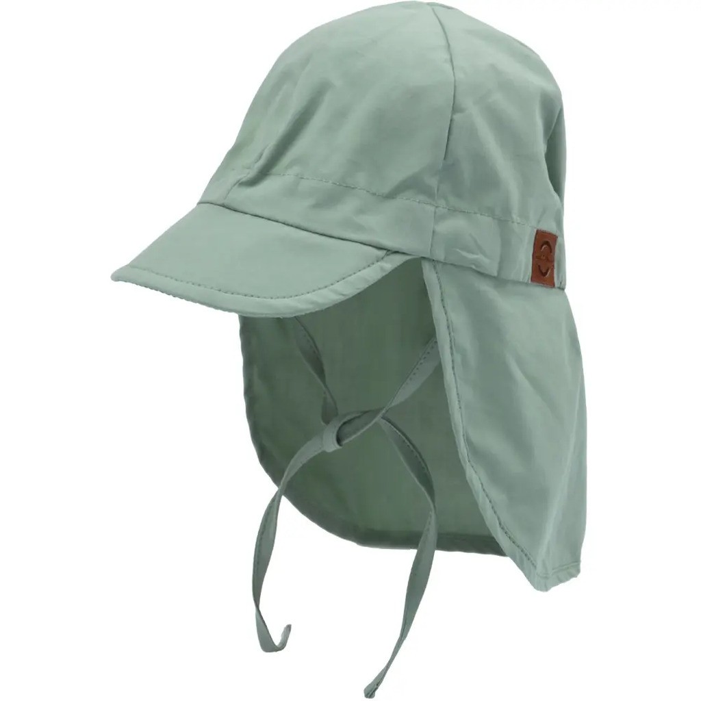 Sommerhat m/lang skygge -  Solid - GREEN BAY - 2-4 ÅR