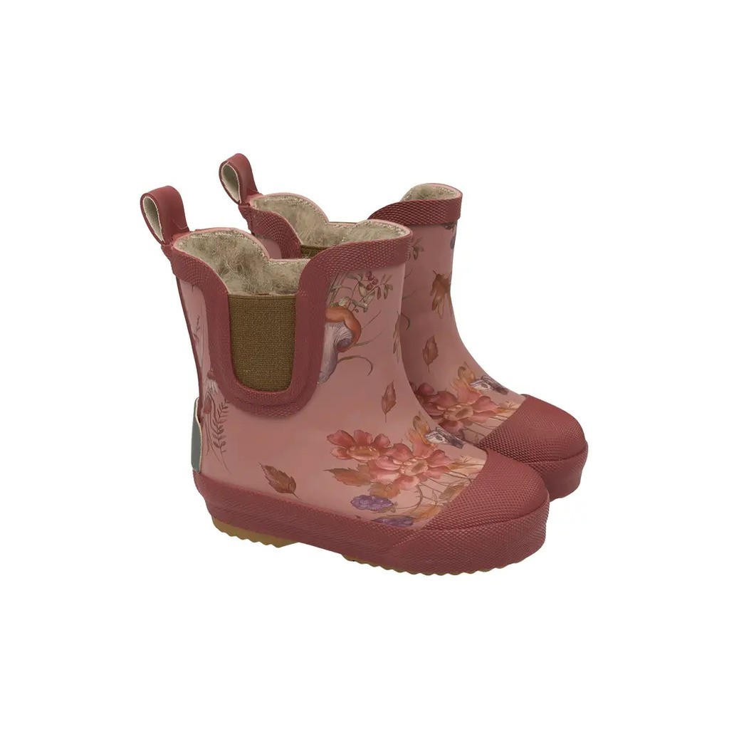 Kort vinter Gummistøvle - AOP - Burlwood - 23