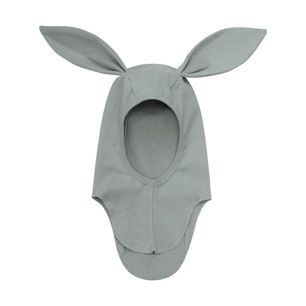 Balaclava m. ører i bomulds rib - 9805 - 74/80