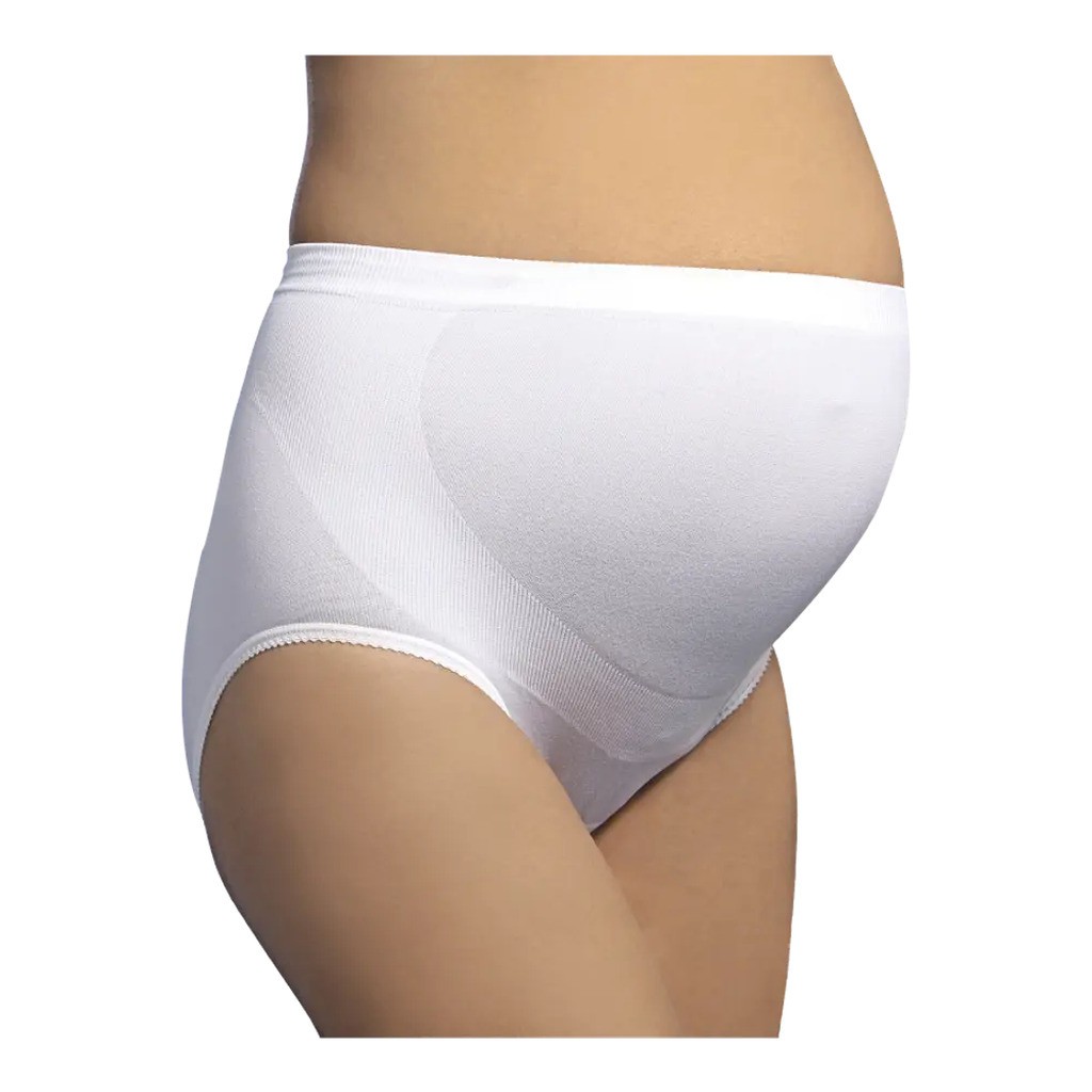 Sømløs Graviditetstrusse - Hvid - Small