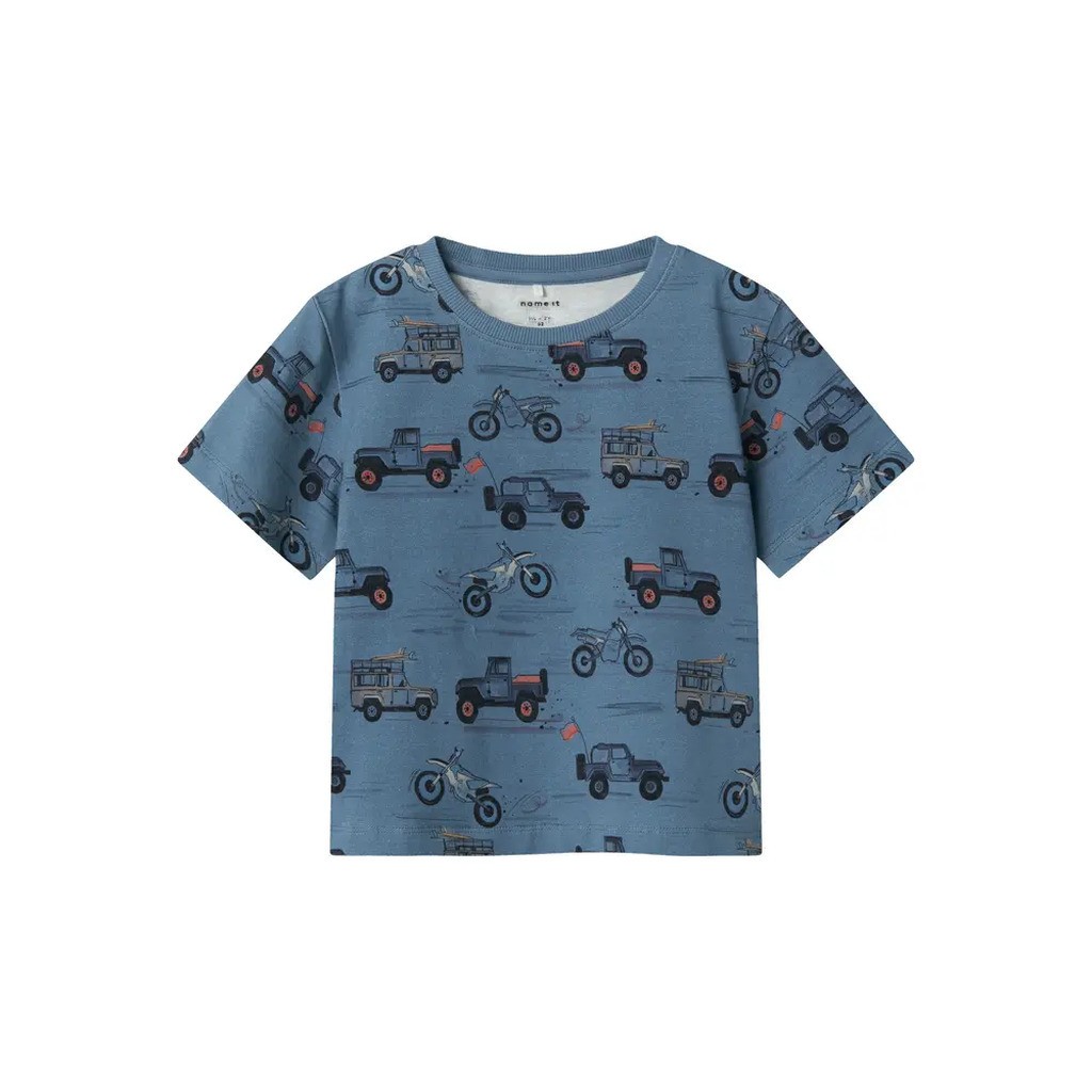 Helsa T-shirt - Blue mirage - 98