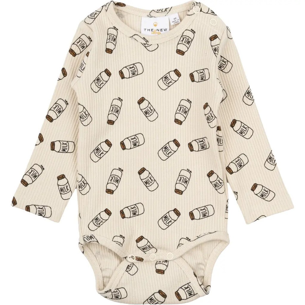 Nigel LS Rib Body - WHITE SWAN - 86