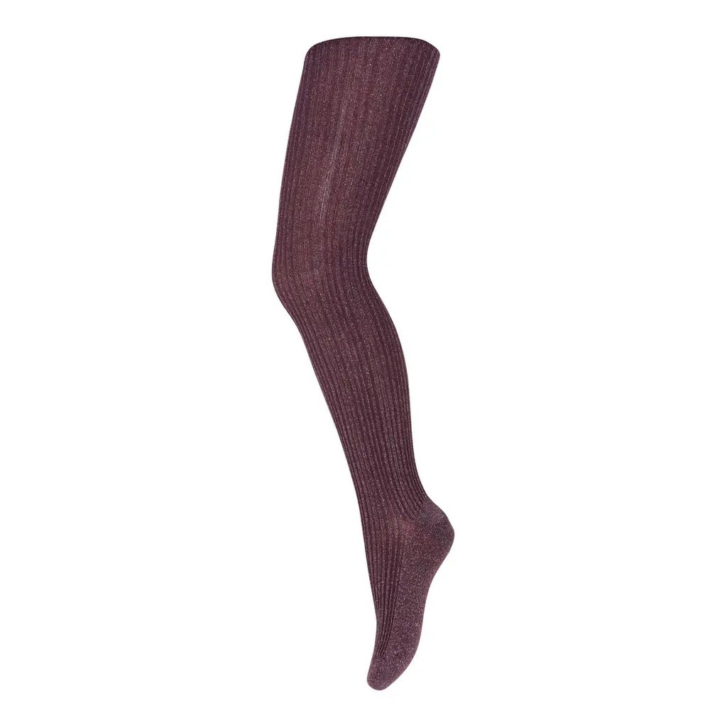Celosia glitter strømpebukser - Dark Purple - 110