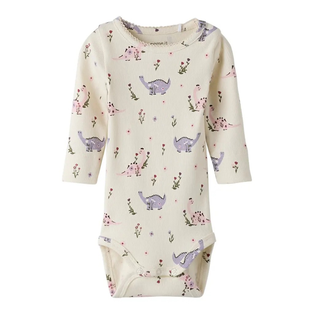 Stella Langærmet Body - Baby'S Breath - 50