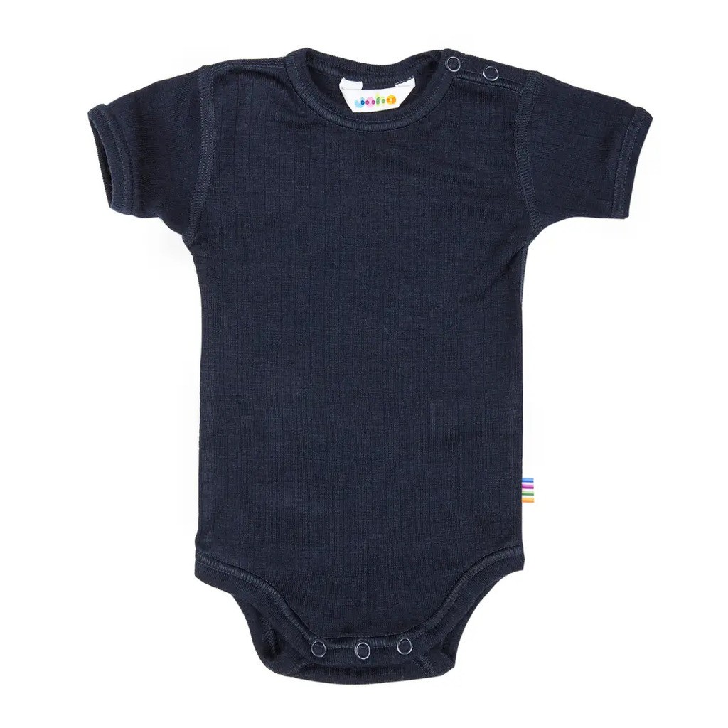Kort Ærmet Body i Rib - Marine - 60