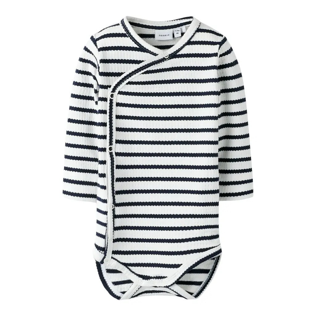 Kans Langærmet Wrap Body - Cloud Dancer - 62