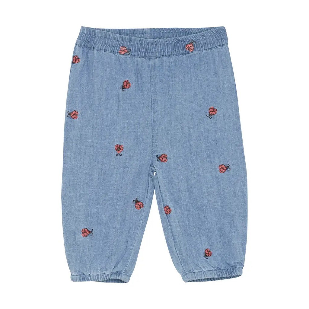 Bukser Emb. Chambray - 7023 - 92