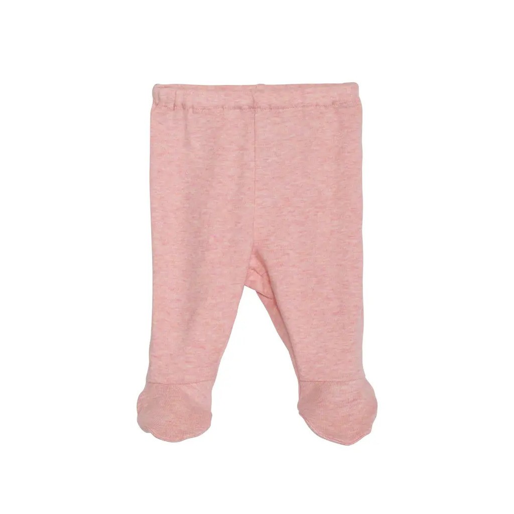 Nyfødt Buks m. Fødder - Pink - 62 CM