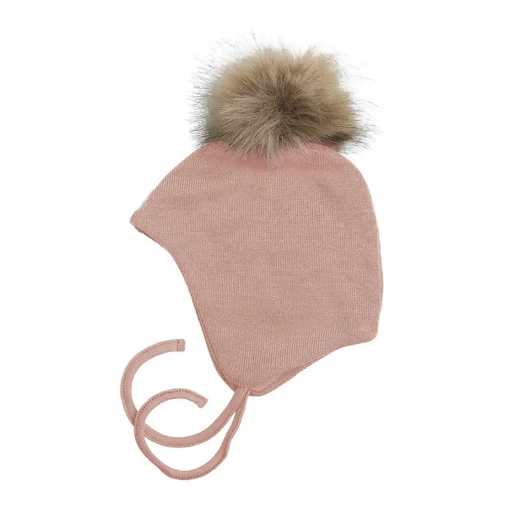 Baby Djævlehue m. Kvast - Dusty rose - XS