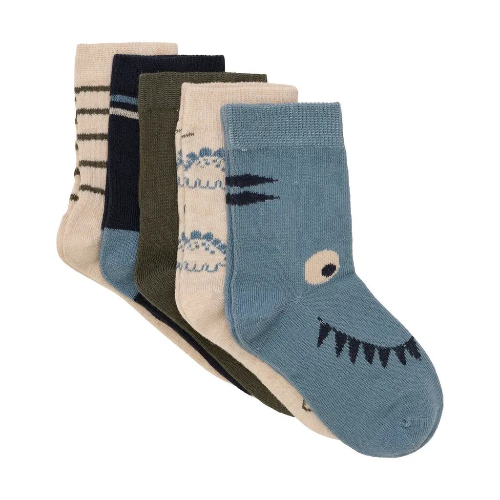 Strømpe m. mønster (5-pak) - 997 - 23\26