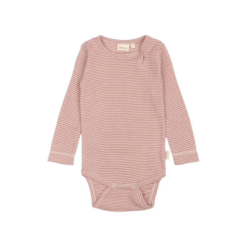Dante Uld Body Langærmet - Nostalgic Rose/Dark Off White - 62