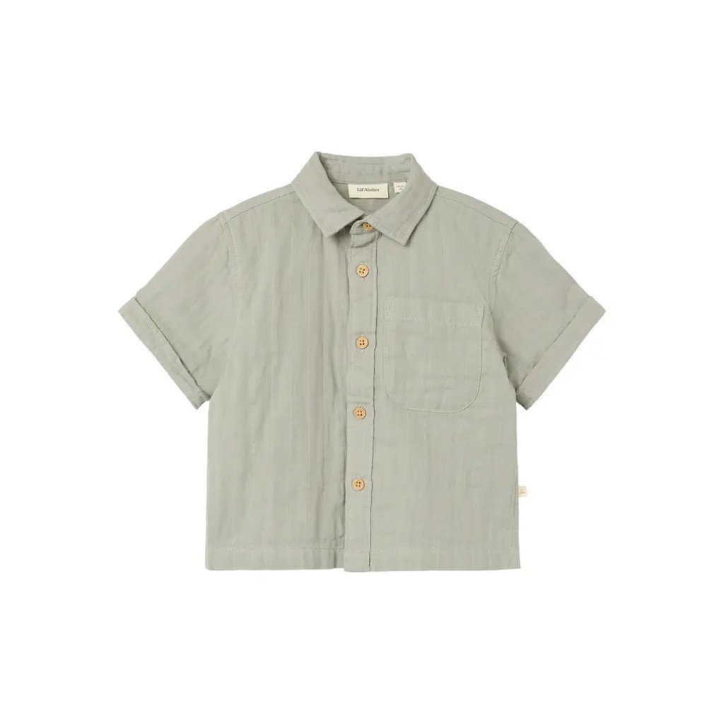 Felix ss løs skjorte - FOREST FOG - 110