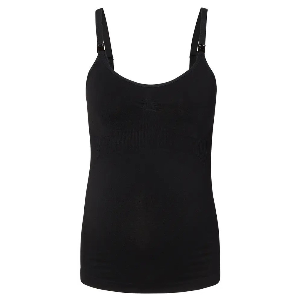 Evi Sømløs Ammetop - Black - XL\XXL