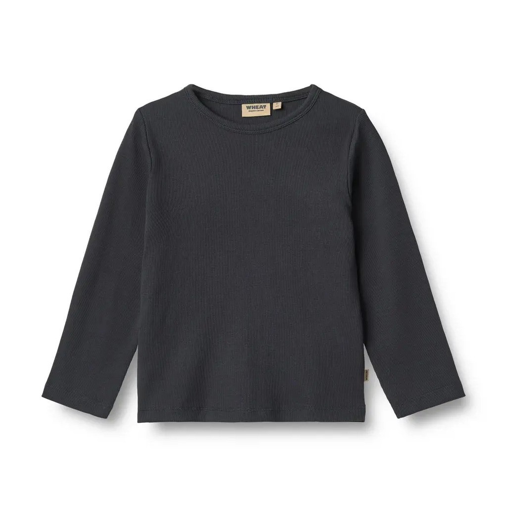Langærmet Rib T-Shirt Milo - 1432 - 104