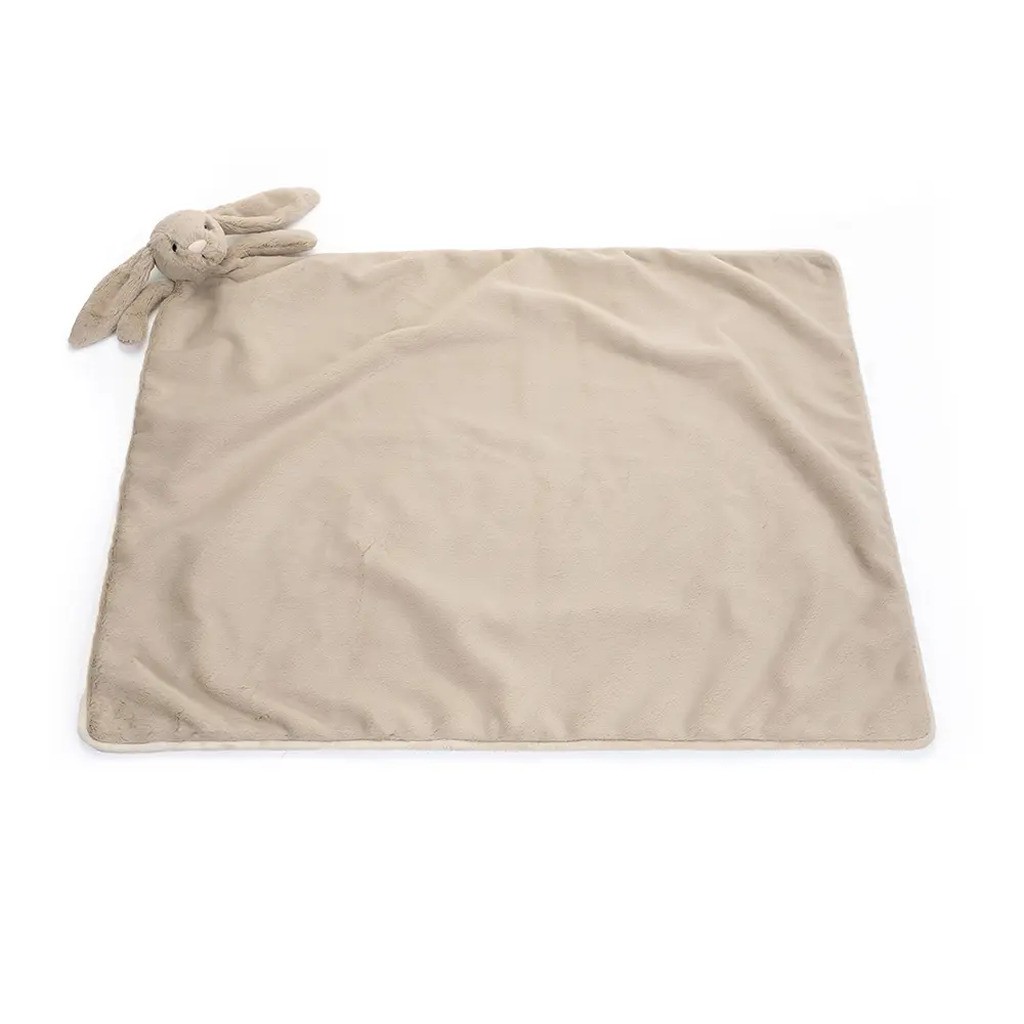 Bashful kanin, beige tæppe