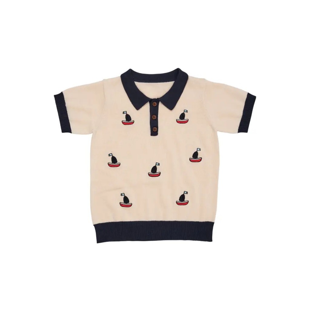 Polo m. både - CREAM - 92