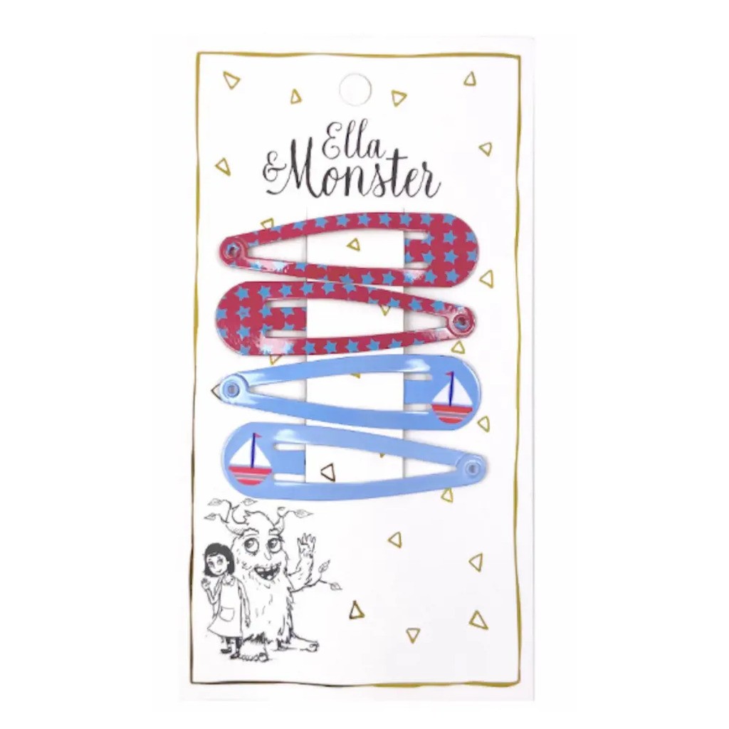 Hårclips Boat Combi