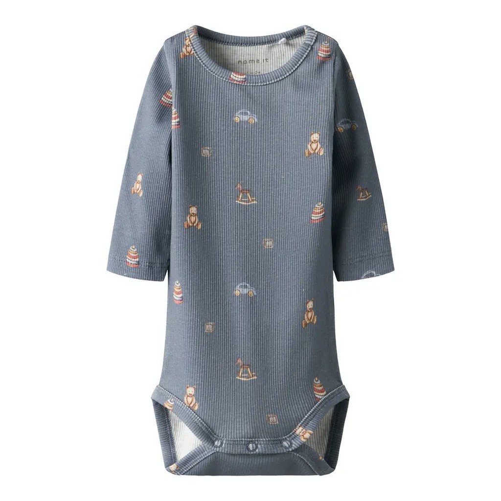 Ritoy Langærmet Body - Flint Stone - 62