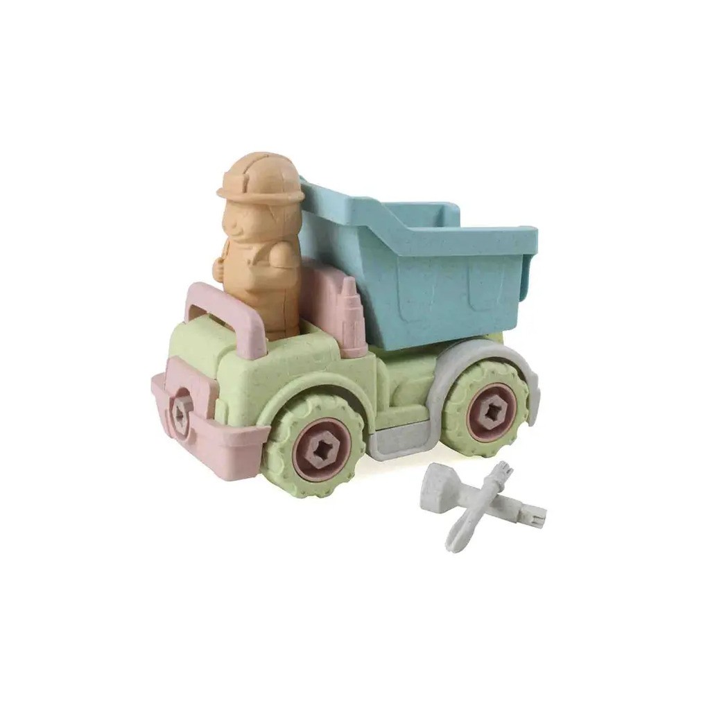 Take-apart arbejdsbil Dump Truck af hvedestrå