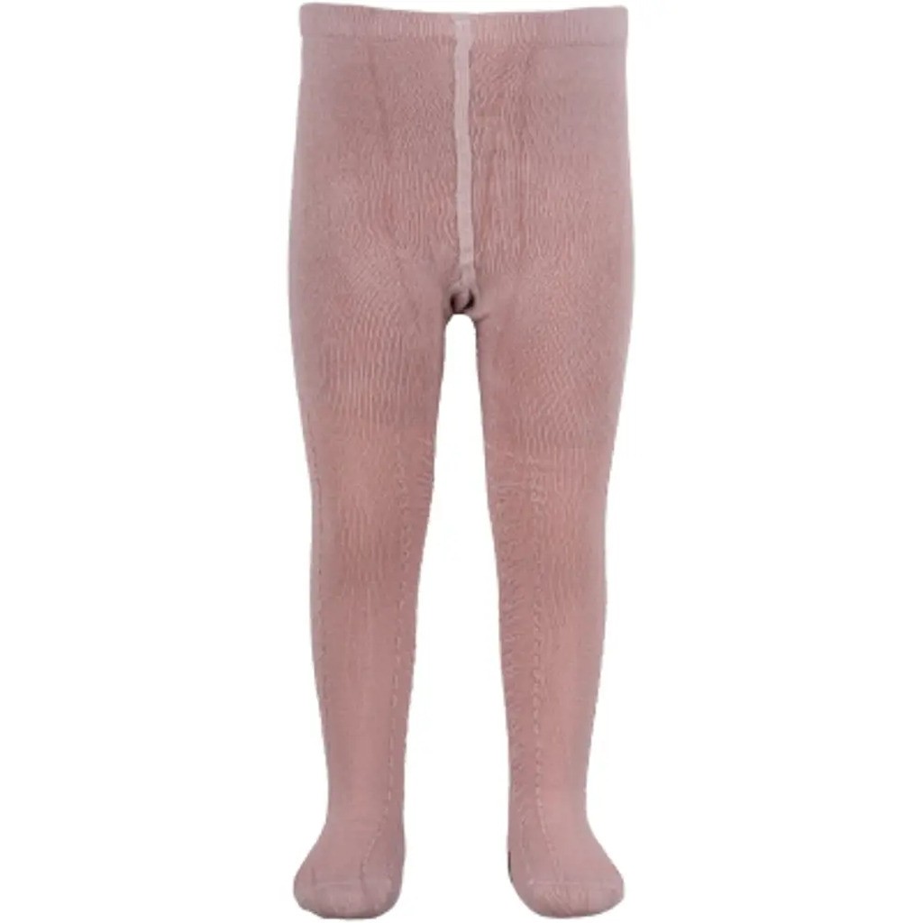 Bamboo strømpebukser - ROSE MELANGE - 1-2Y