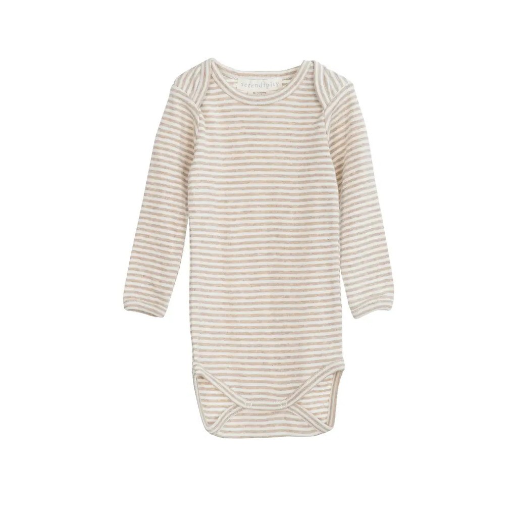 Baby Stribet Body - OATSTRIPE - 62