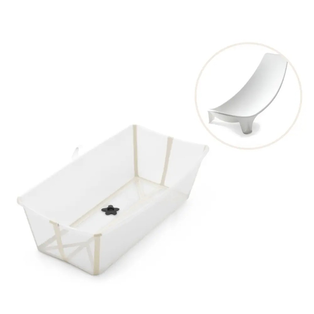 Flexi Bath XL inkl. newborn support - Sandy beige