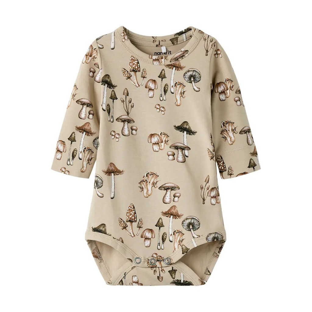 Ofeyan Langærmet Body - Island Fossil - 80